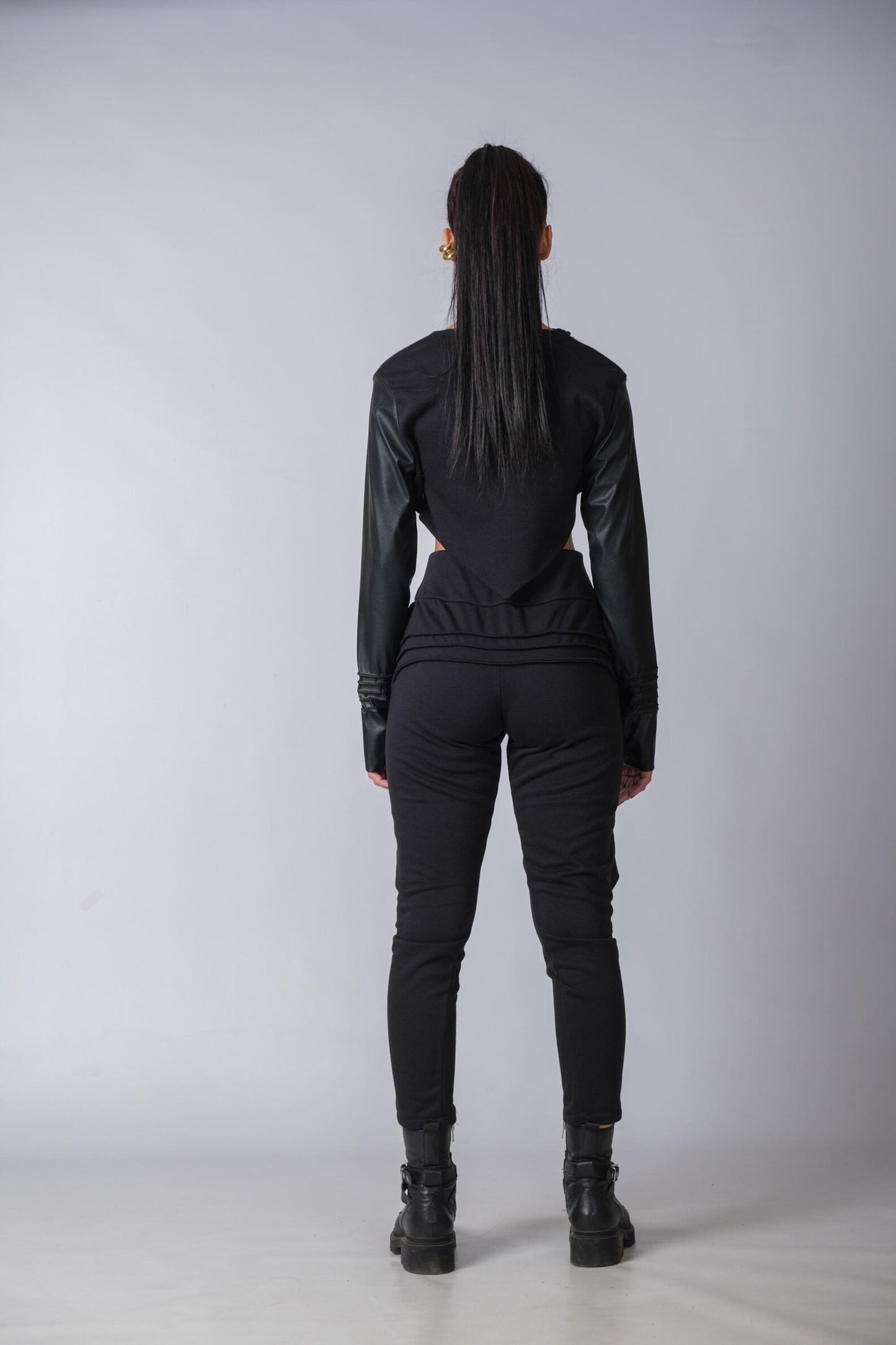 Black Vegan Leather Jacket