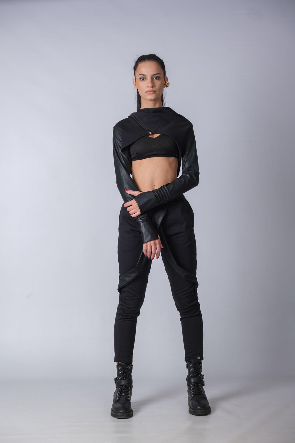 Black Vegan Leather Jacket