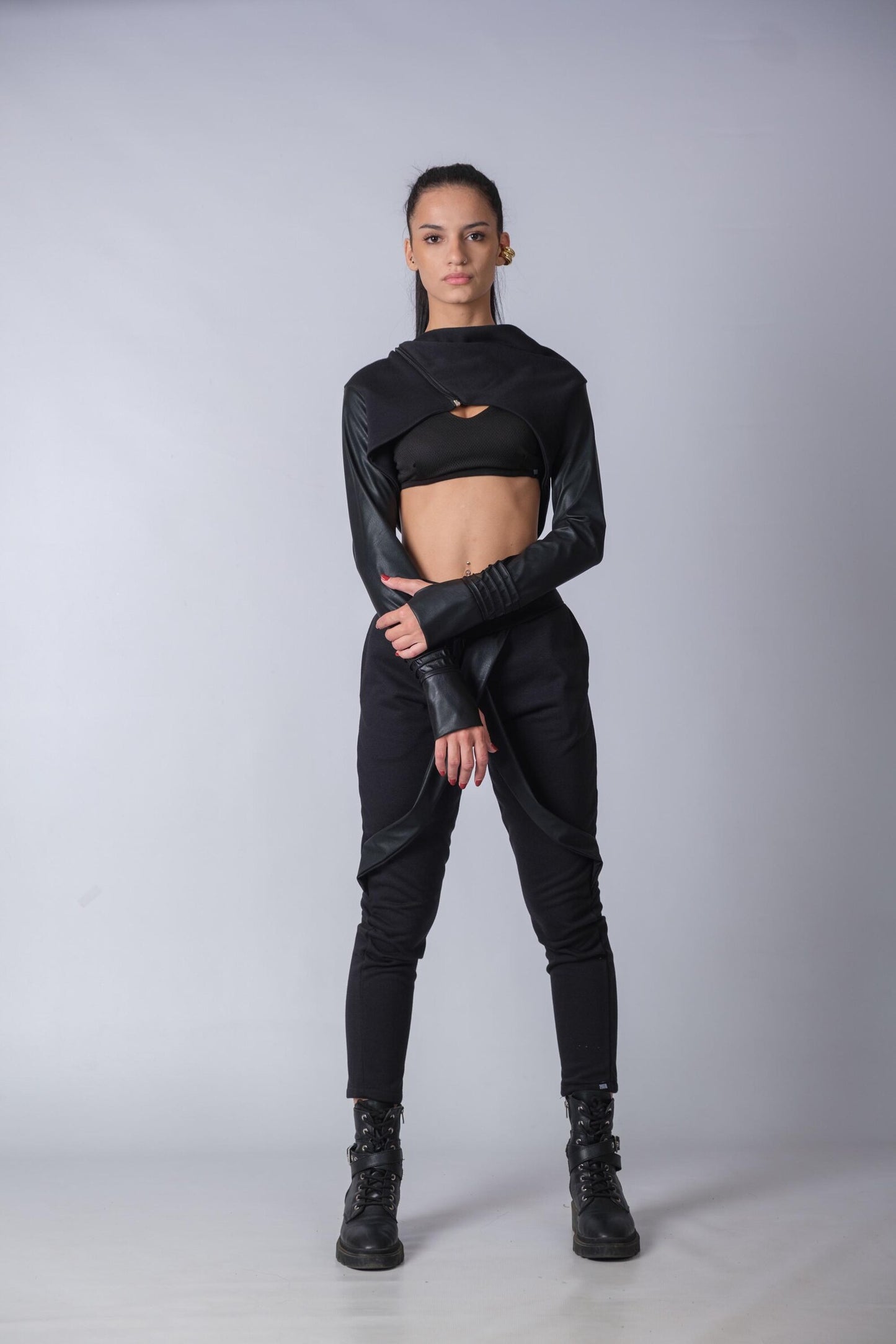 Black Vegan Leather Jacket