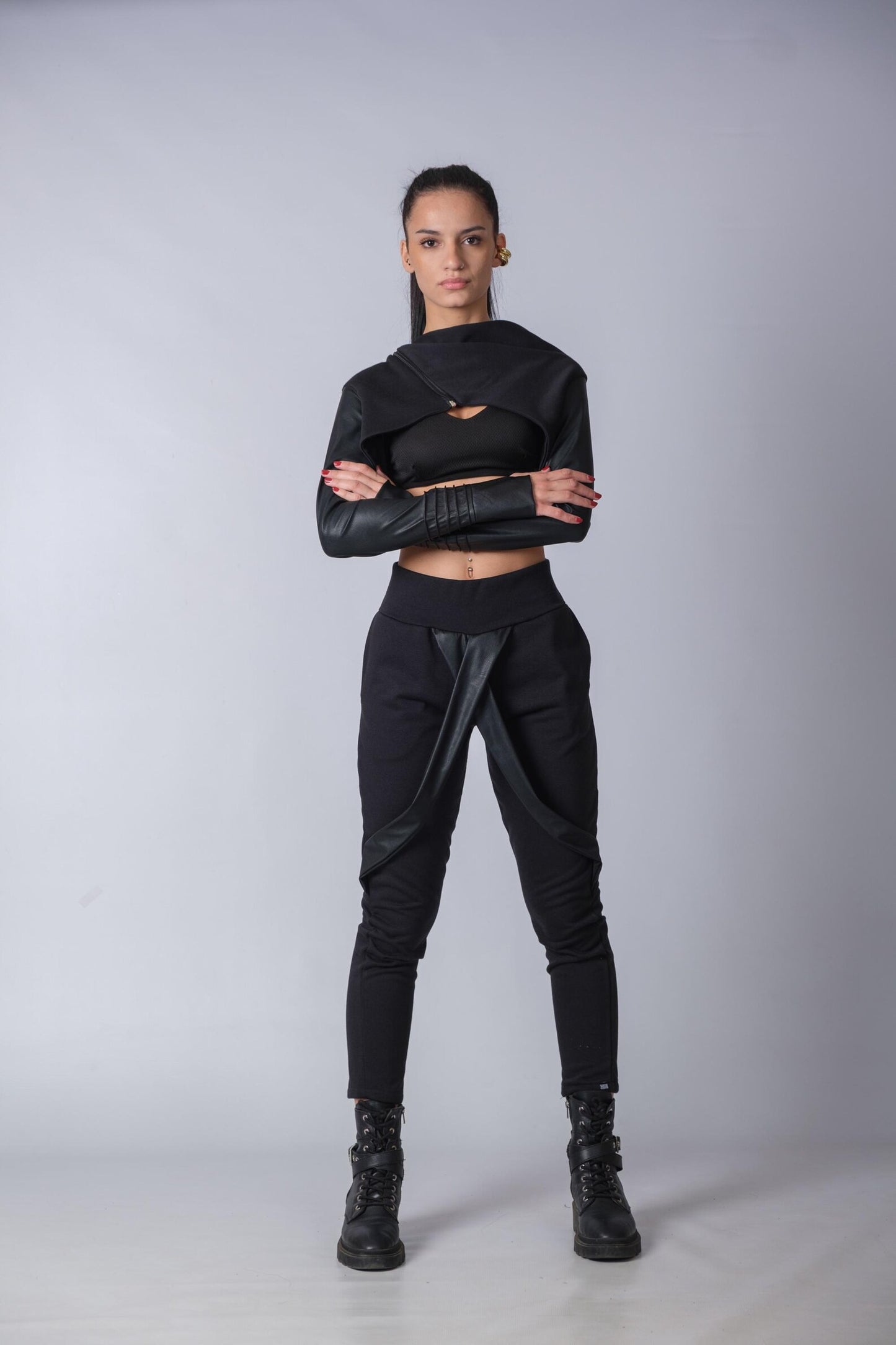 Black Vegan Leather Jacket