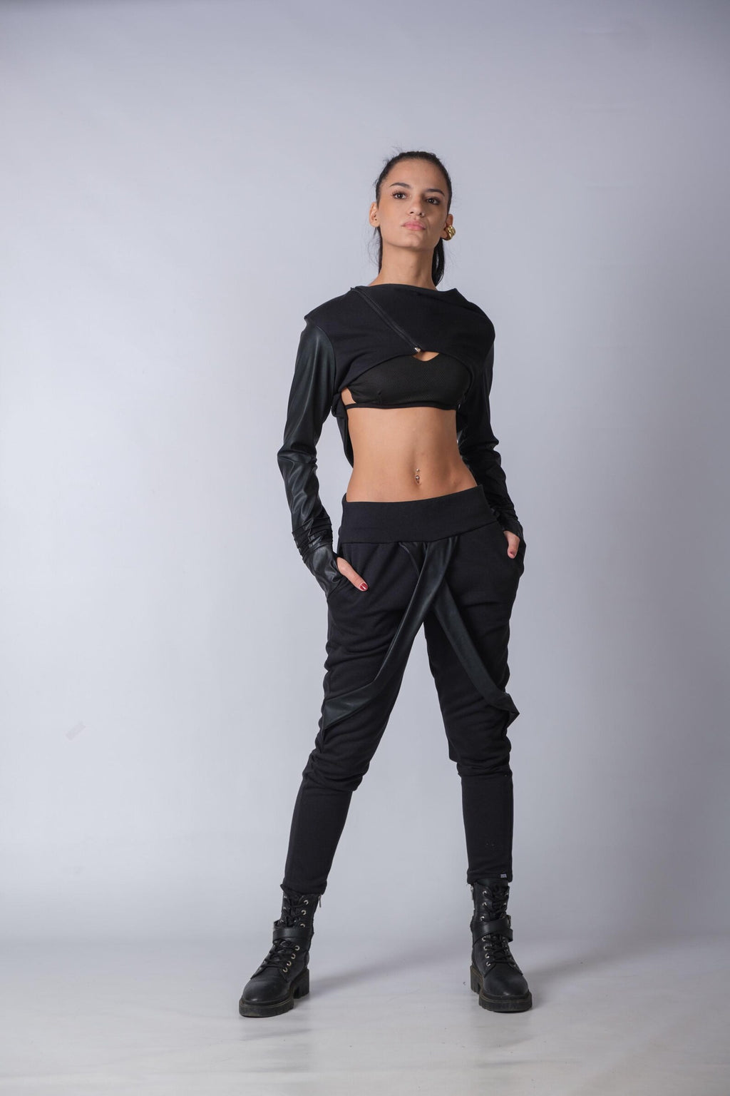 Black Vegan Leather Jacket