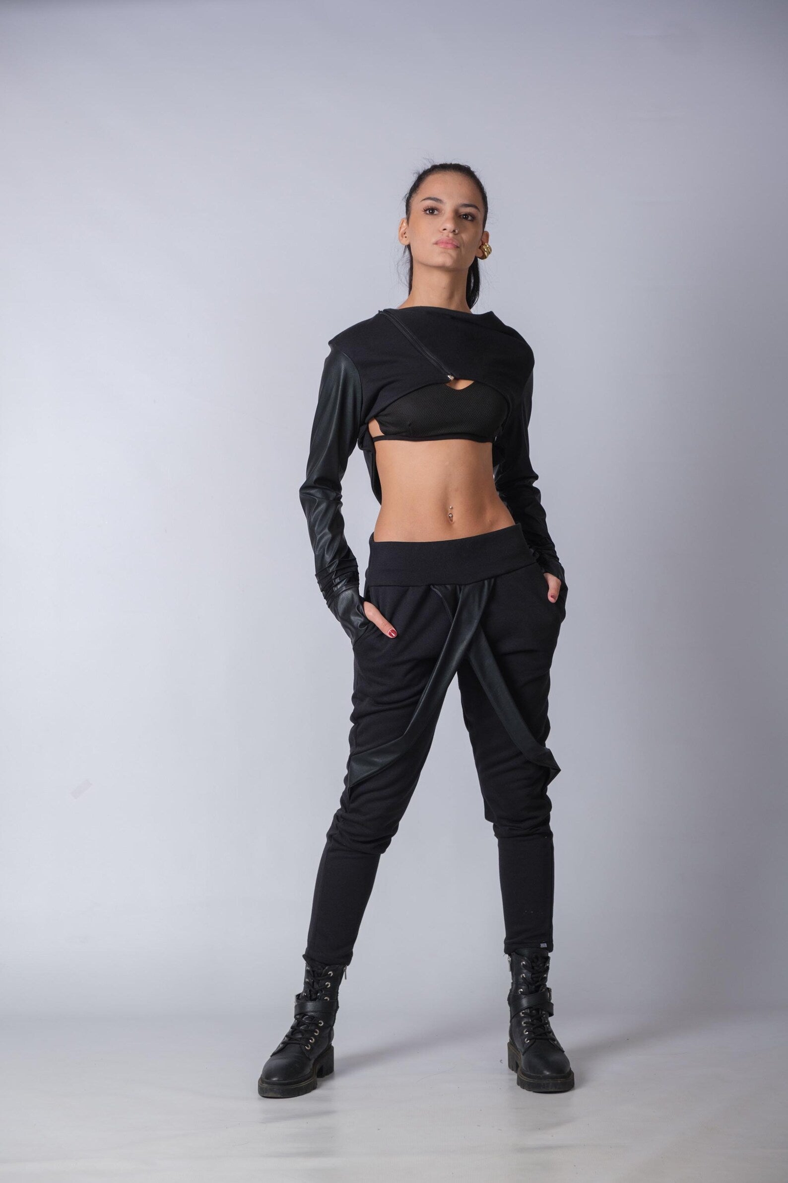 Black Vegan Leather Jacket