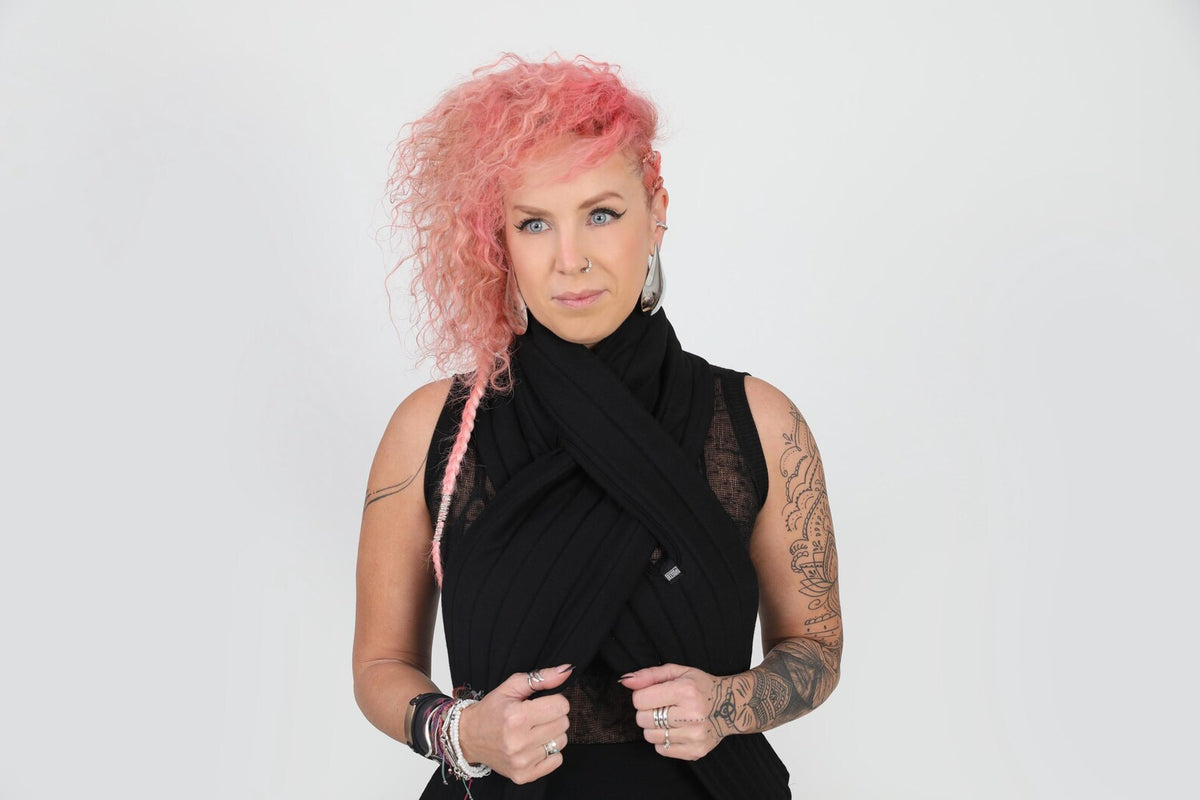 Long Puffer Scarf