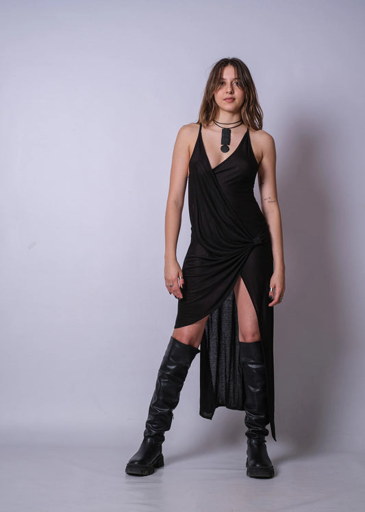 New Long Draped Asymmetric Tunic