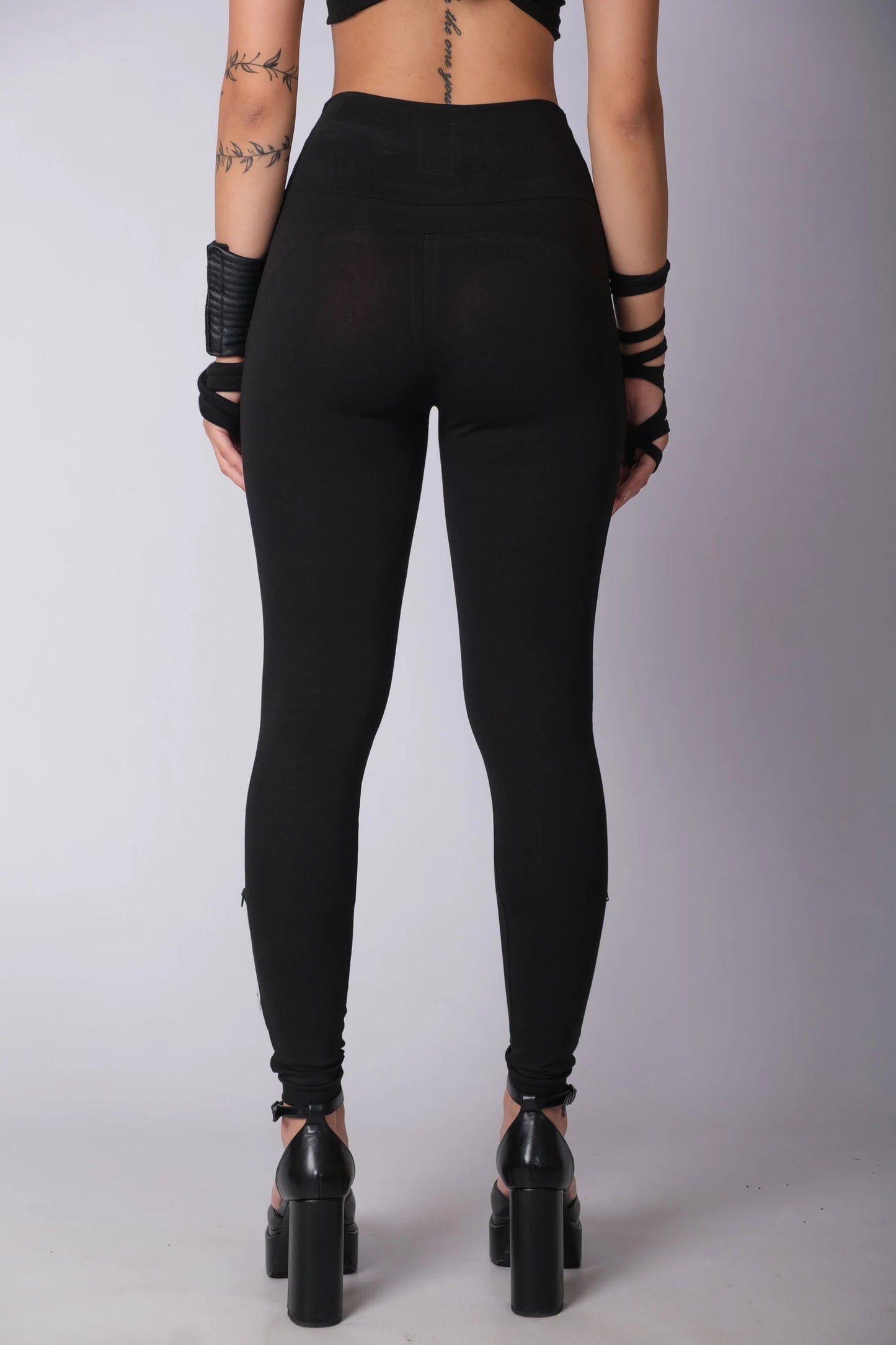 High Waisted Goth Pants