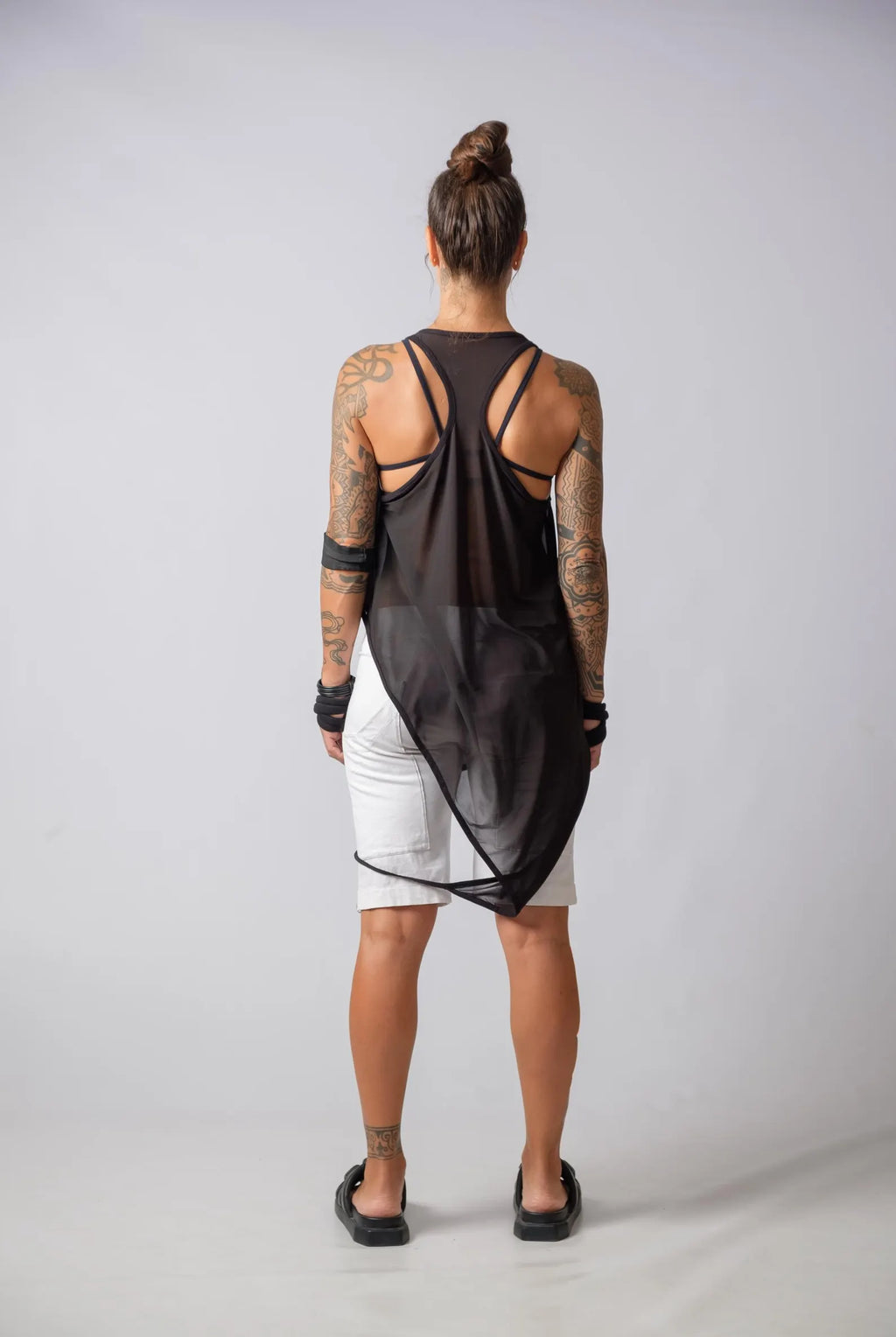 The Freya Sheer Asymmetric Top