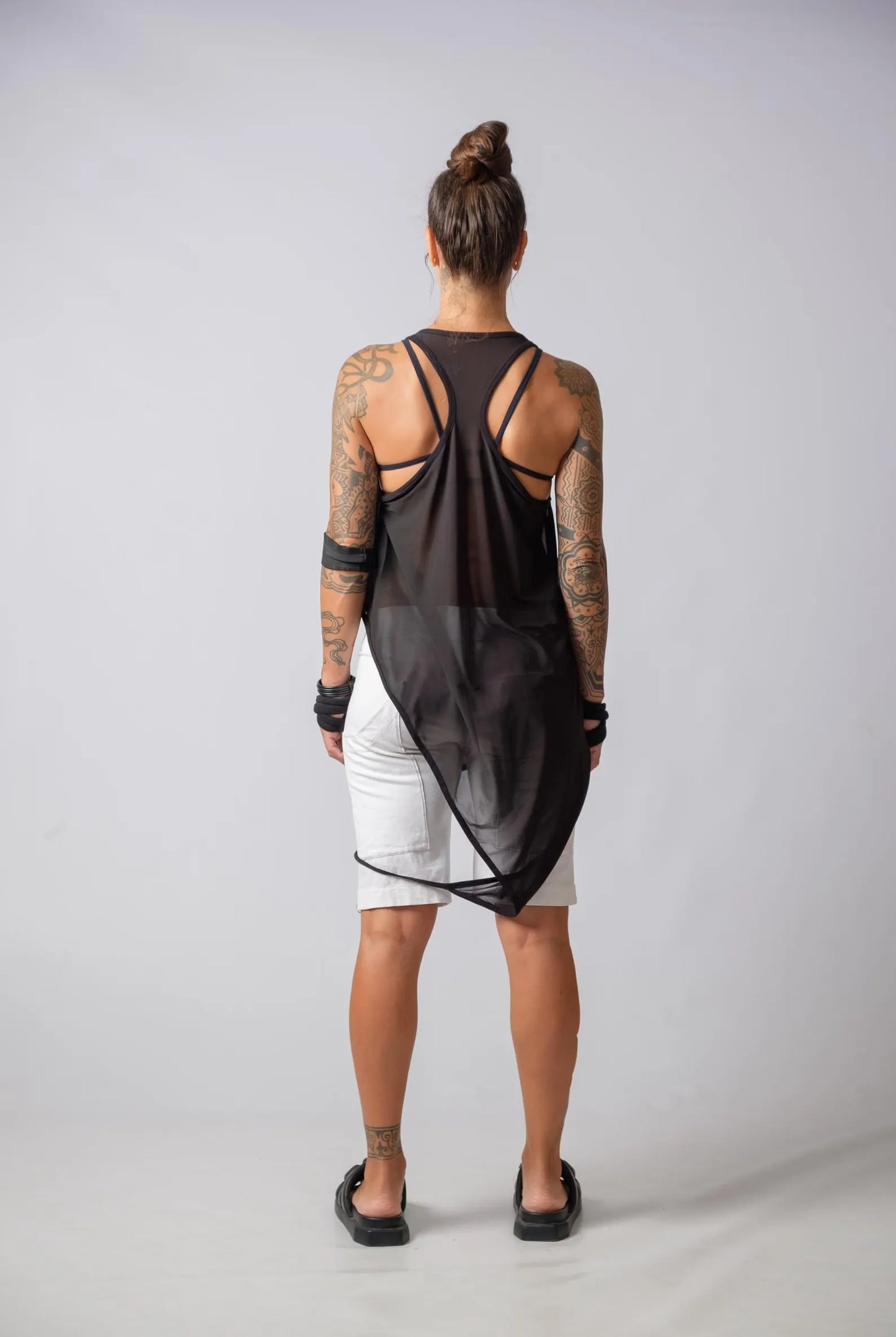 The Freya Sheer Asymmetric Top