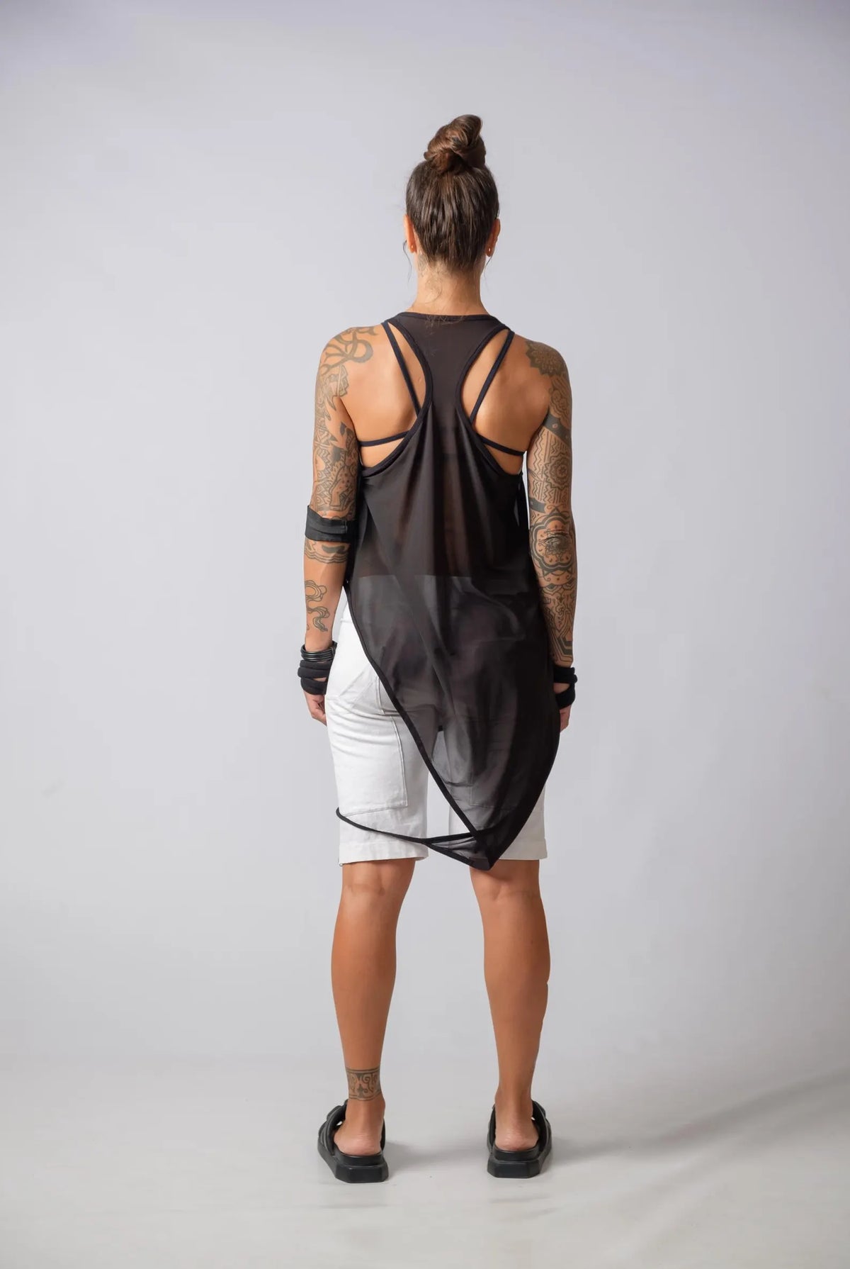 The Freya Sheer Asymmetric Top