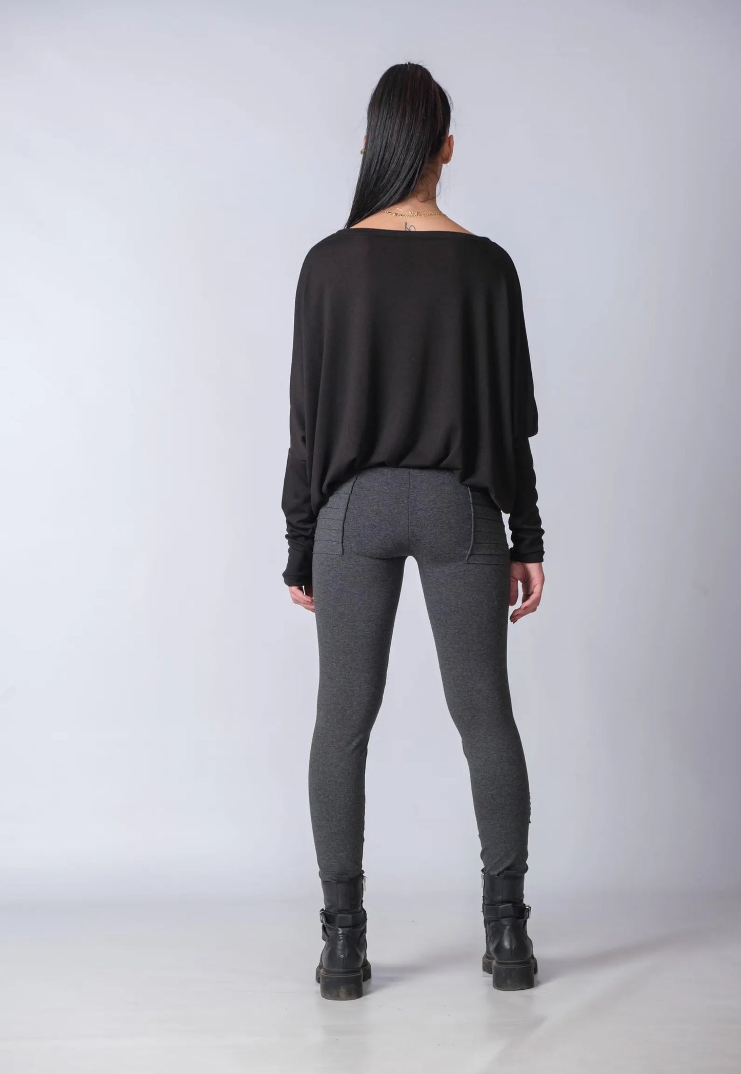 Women's Oversized Off The Shoulder Cotton Knitted Top