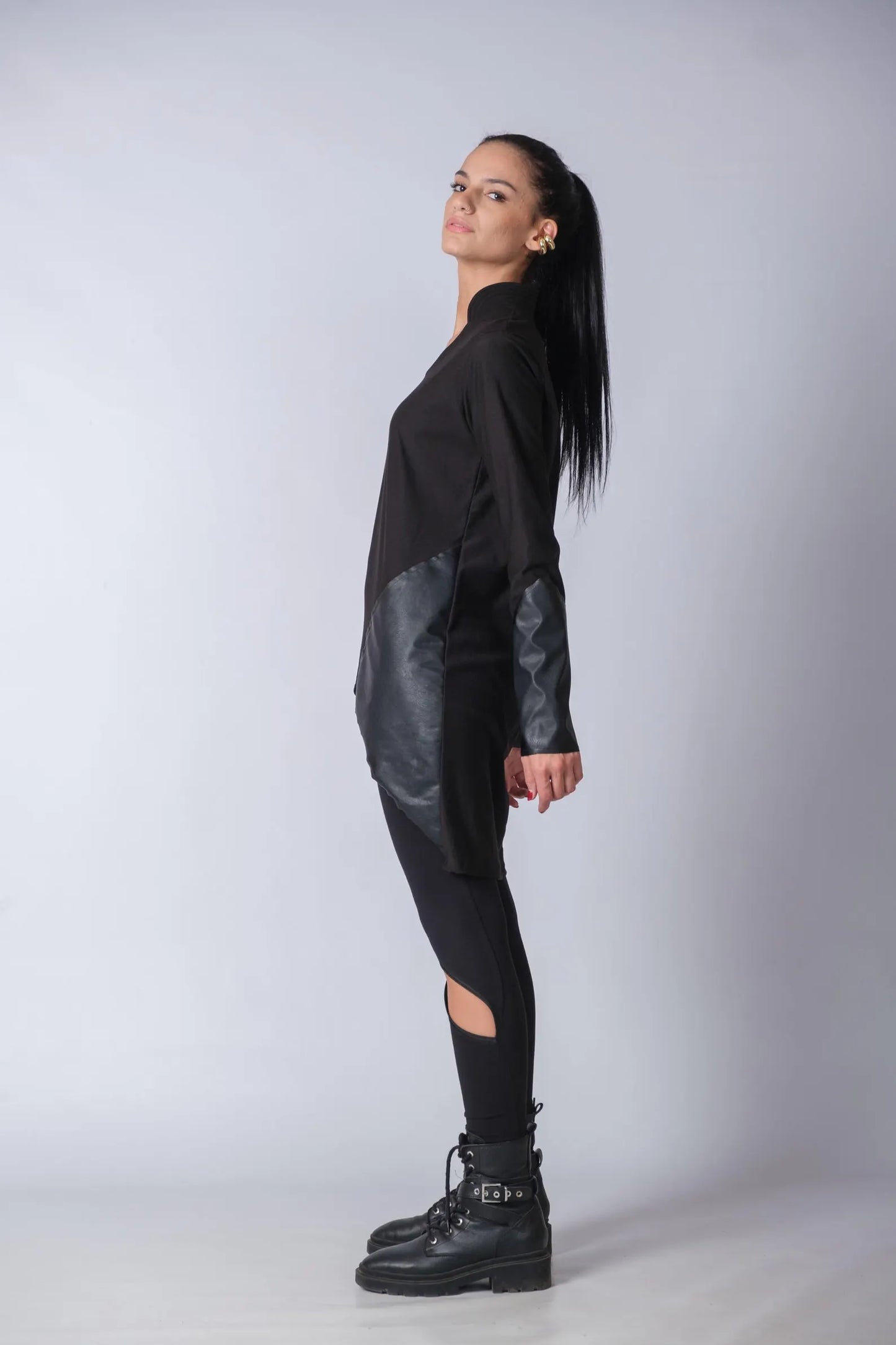 Long Sleeve Black Tunic