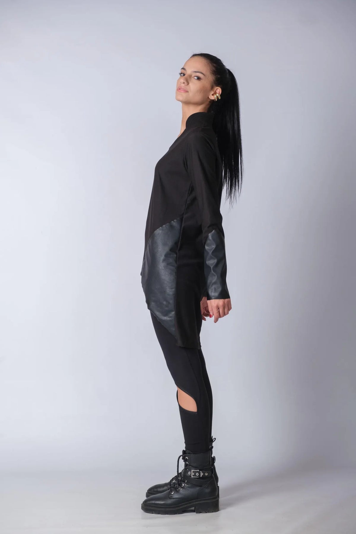Long Sleeve Black Tunic