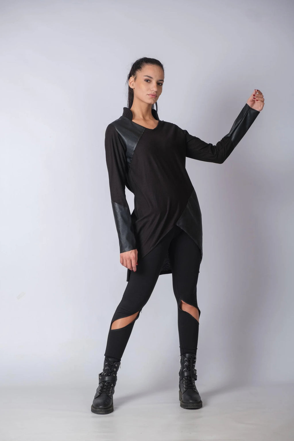 Long Sleeve Black Tunic