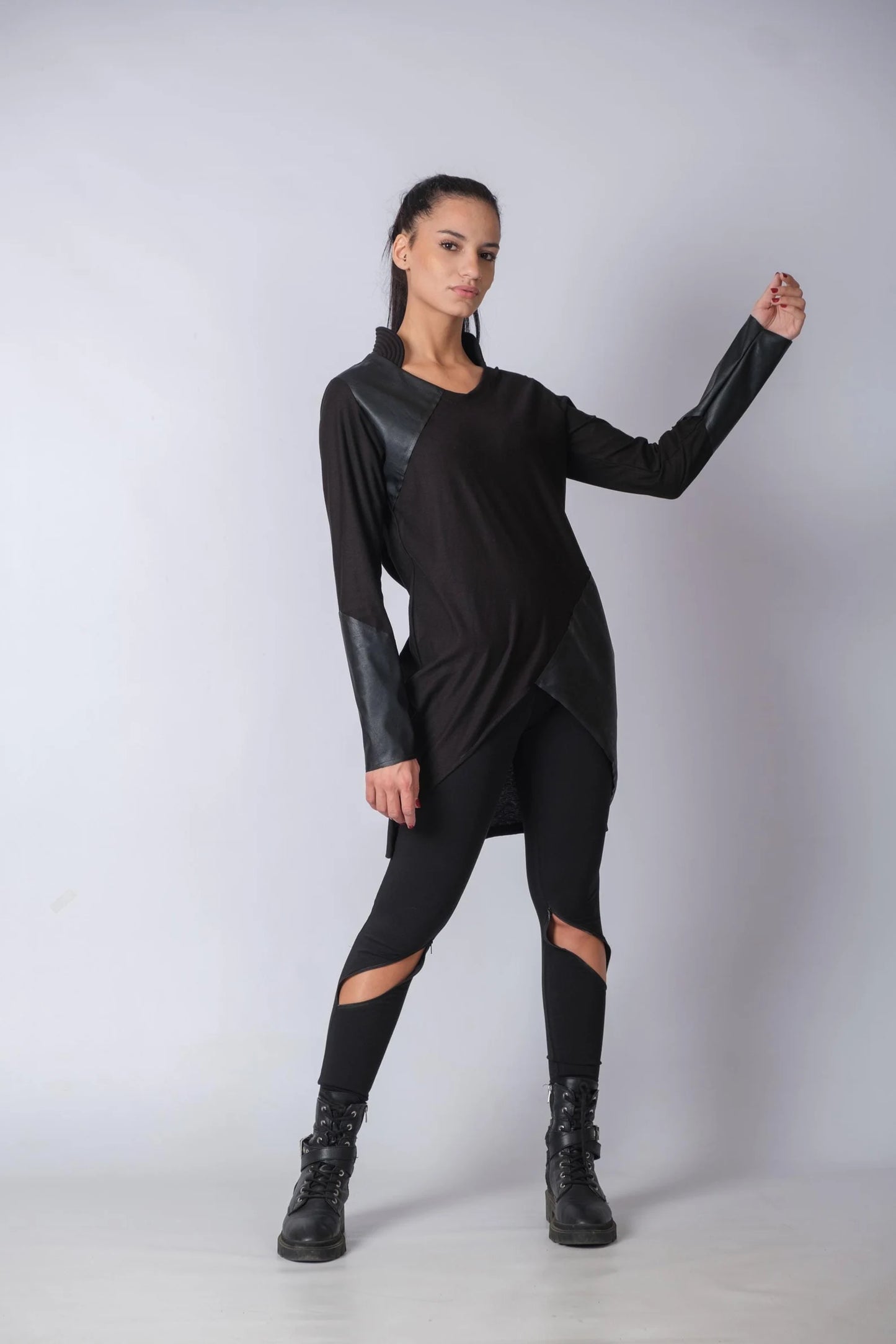 Long Sleeve Black Tunic