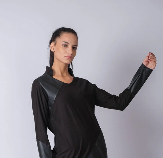 Long Sleeve Black Tunic