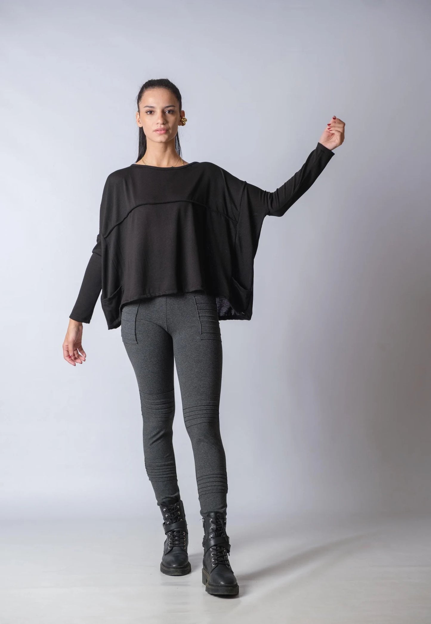 Long Sleeve Black Tunic