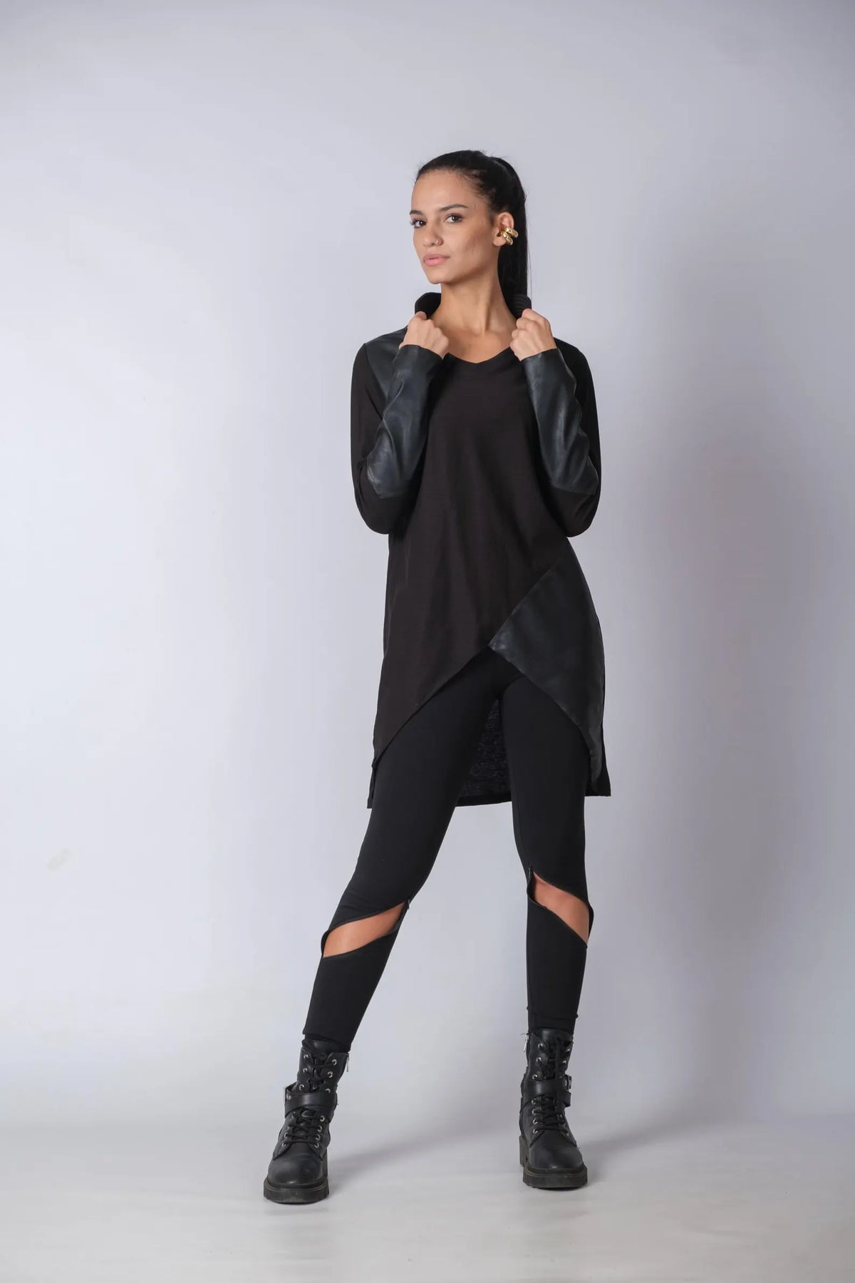 Long Sleeve Black Tunic