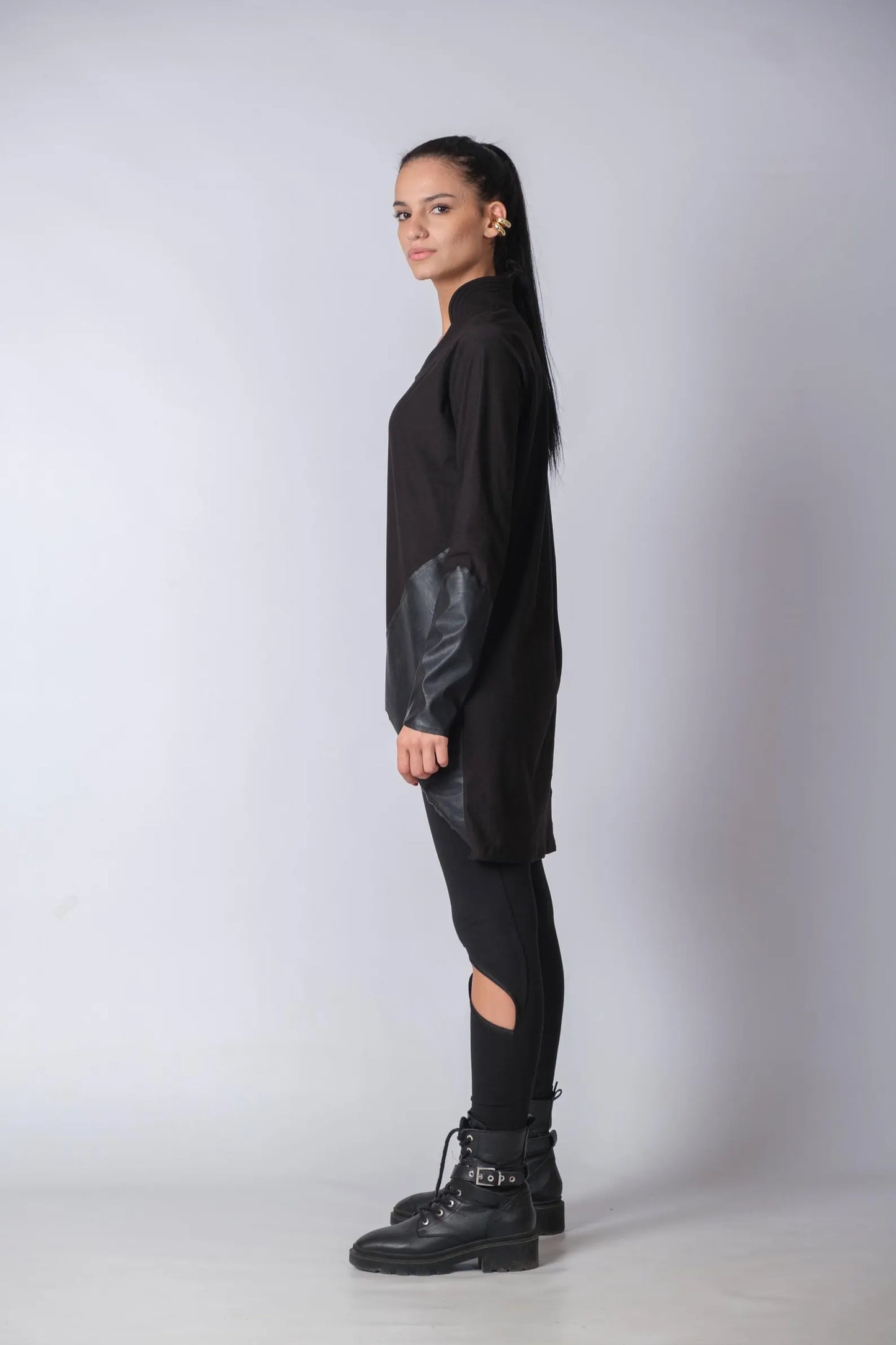 Long Sleeve Black Tunic