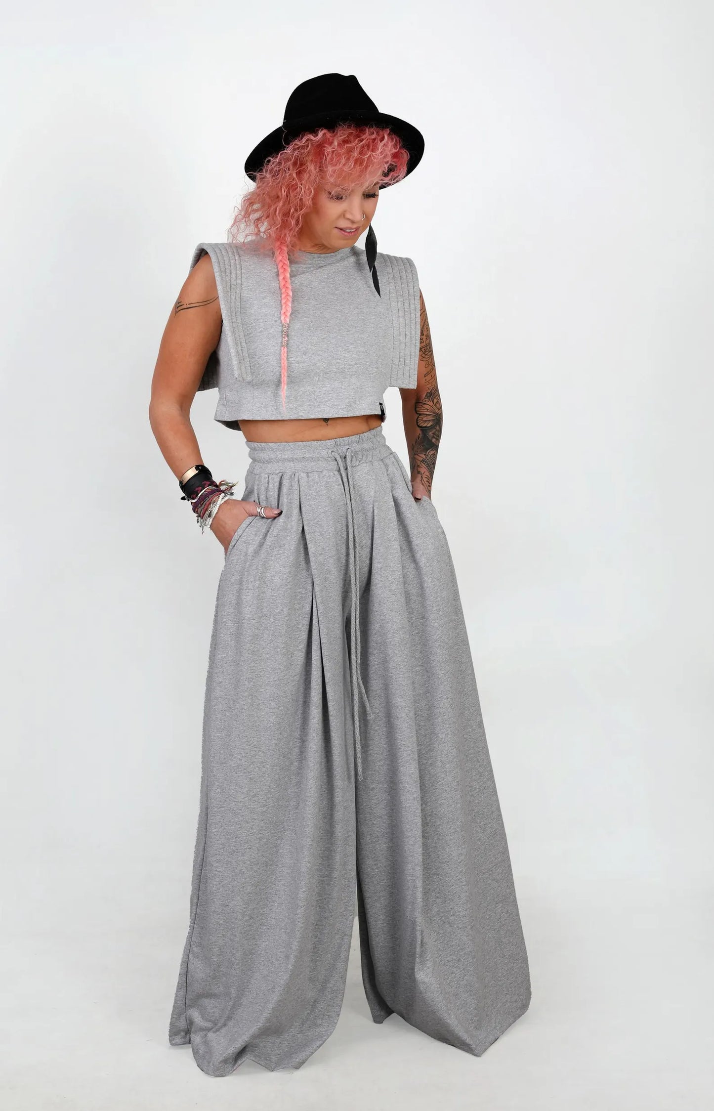 High Waisted Palazzo Pants