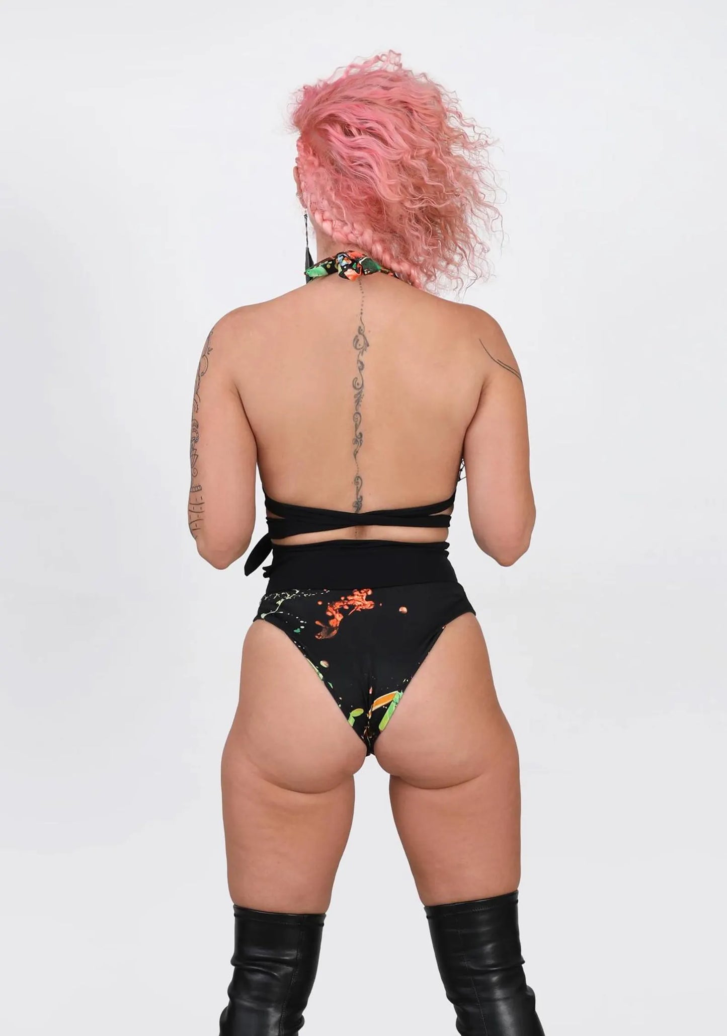 High Waist Bikini with Straps