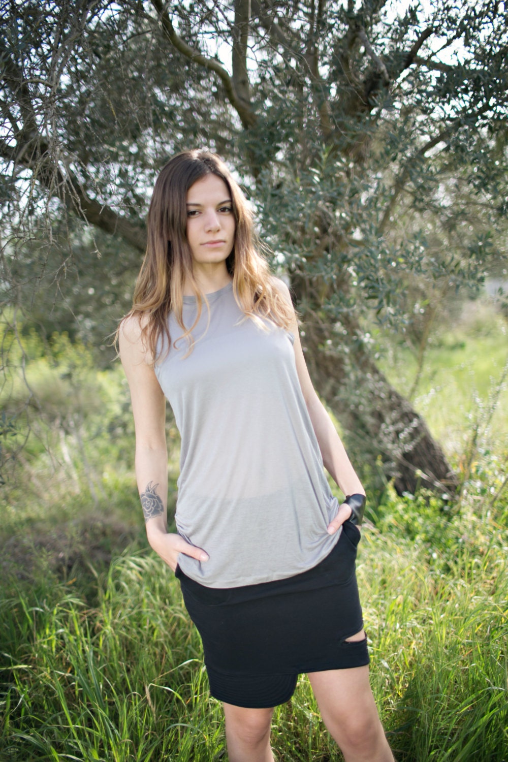 Crew Neckline Tank Top