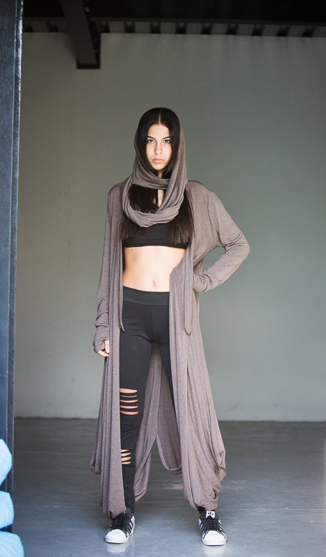 New Extravagant Long Asymmetric Cardigan
