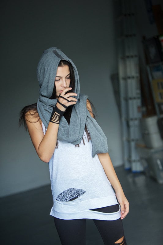 Long Hooded Scarf