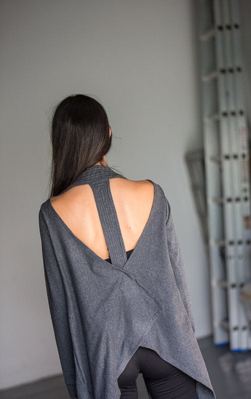 Women's Asymmetric Long Cardigan