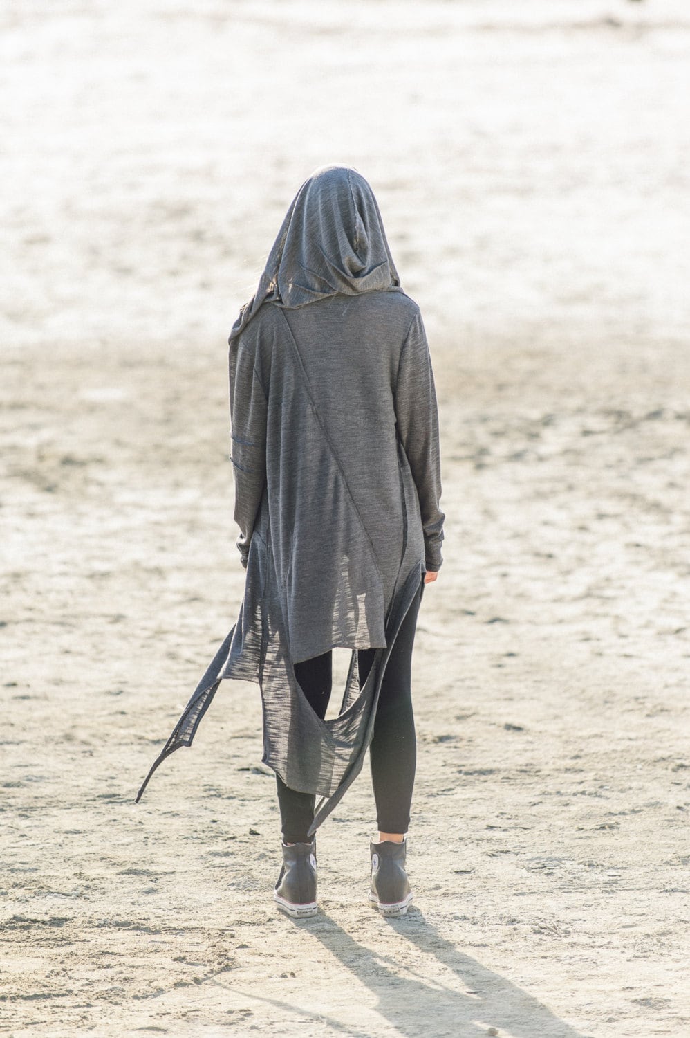 Women's Cotton Pixie Hooded Cardigan