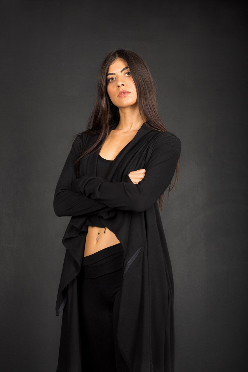 Asymmetric Cotton Cyberpunk Jacket