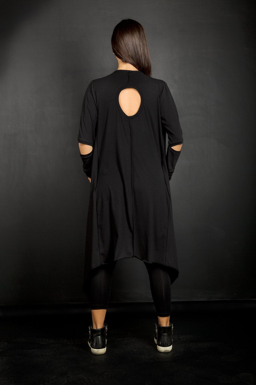 Loose Long Asymmetric Cardigan