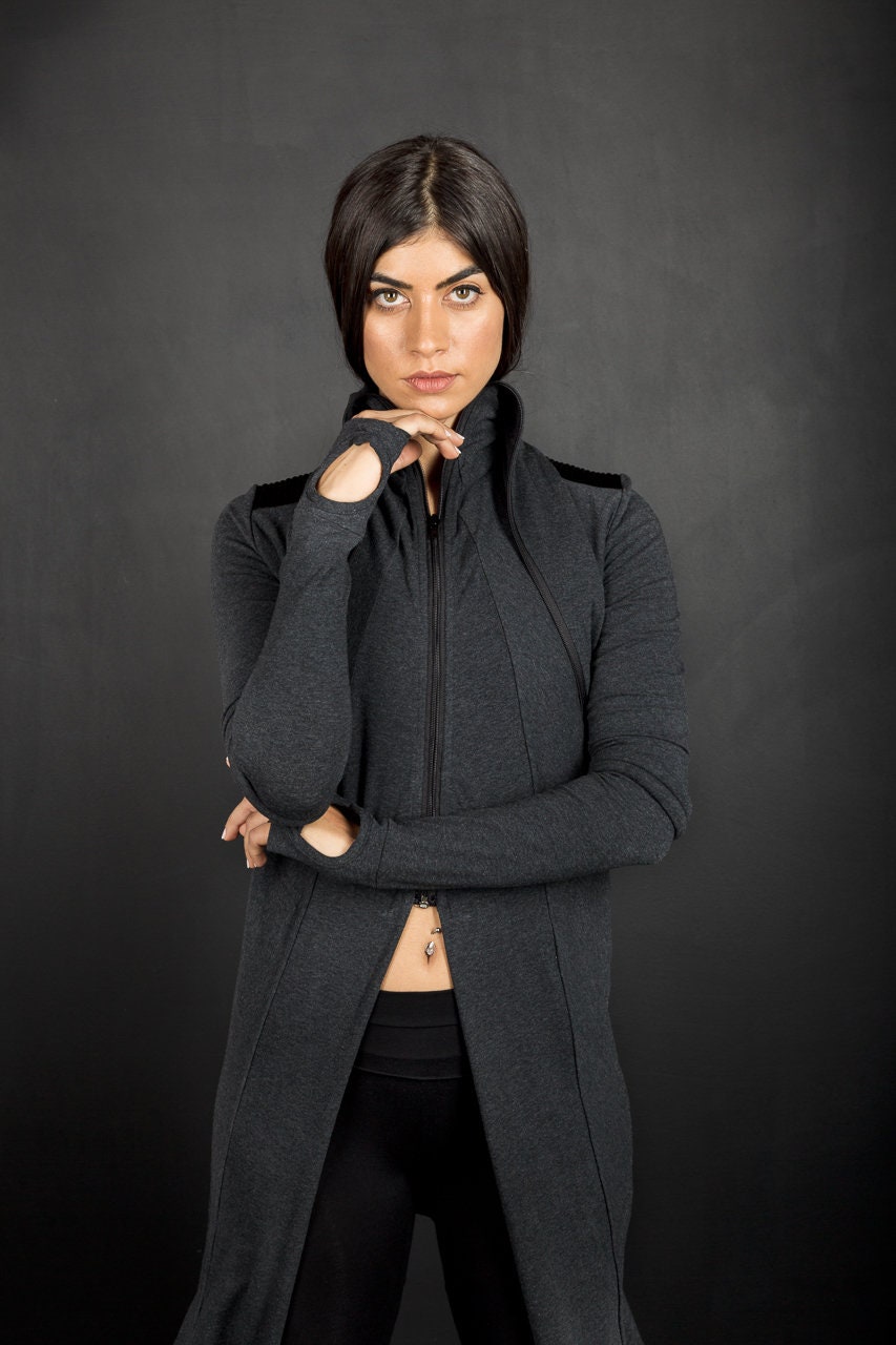 Women's Cotton Asymmetric Jacket