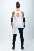 Asymmetric Backless Tank Top