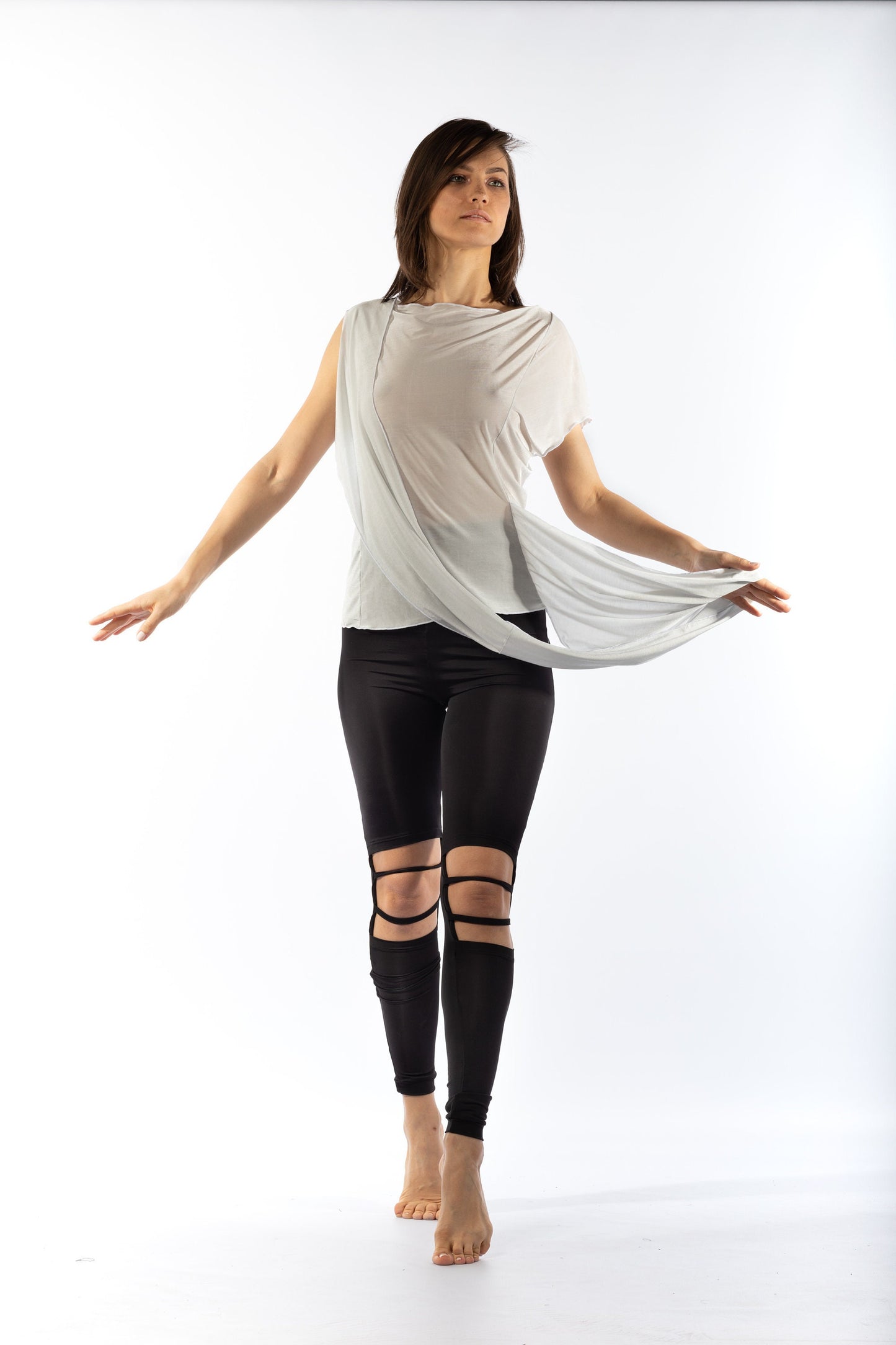 Cowl Neckline Flowy Top