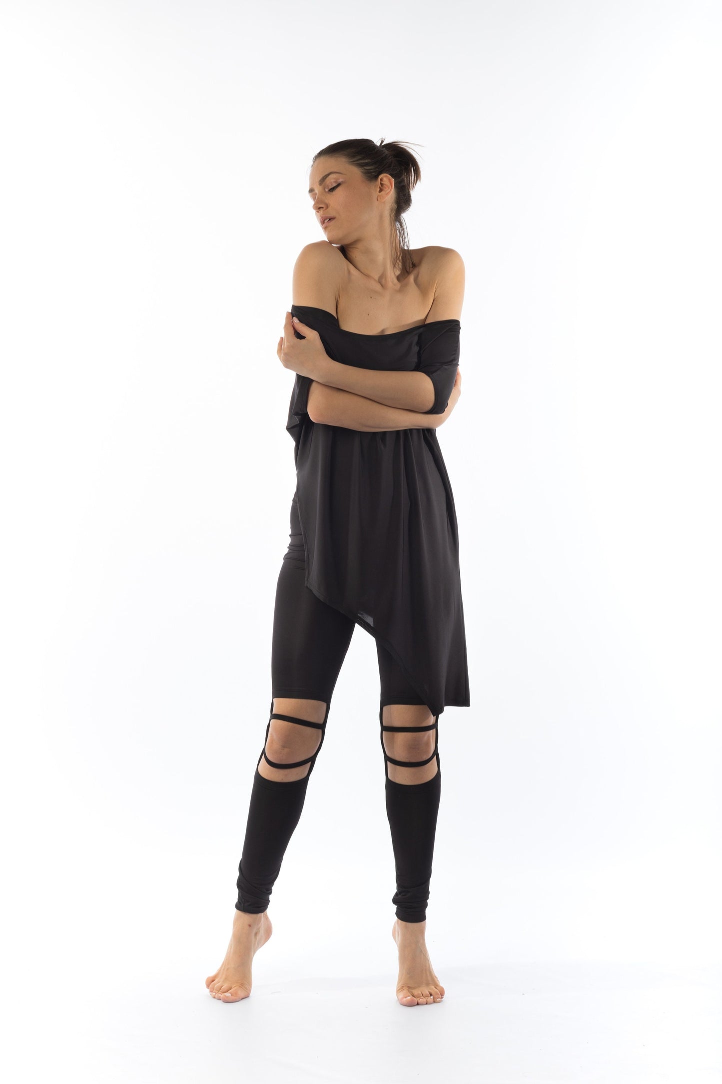 Ripped Knee Leggings