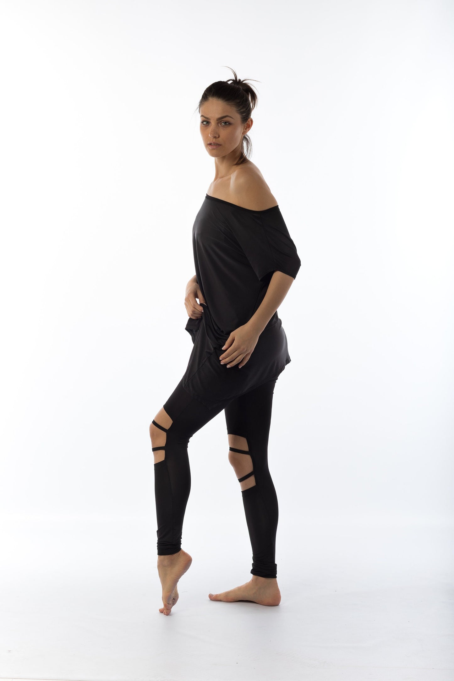 Ripped Knee Leggings