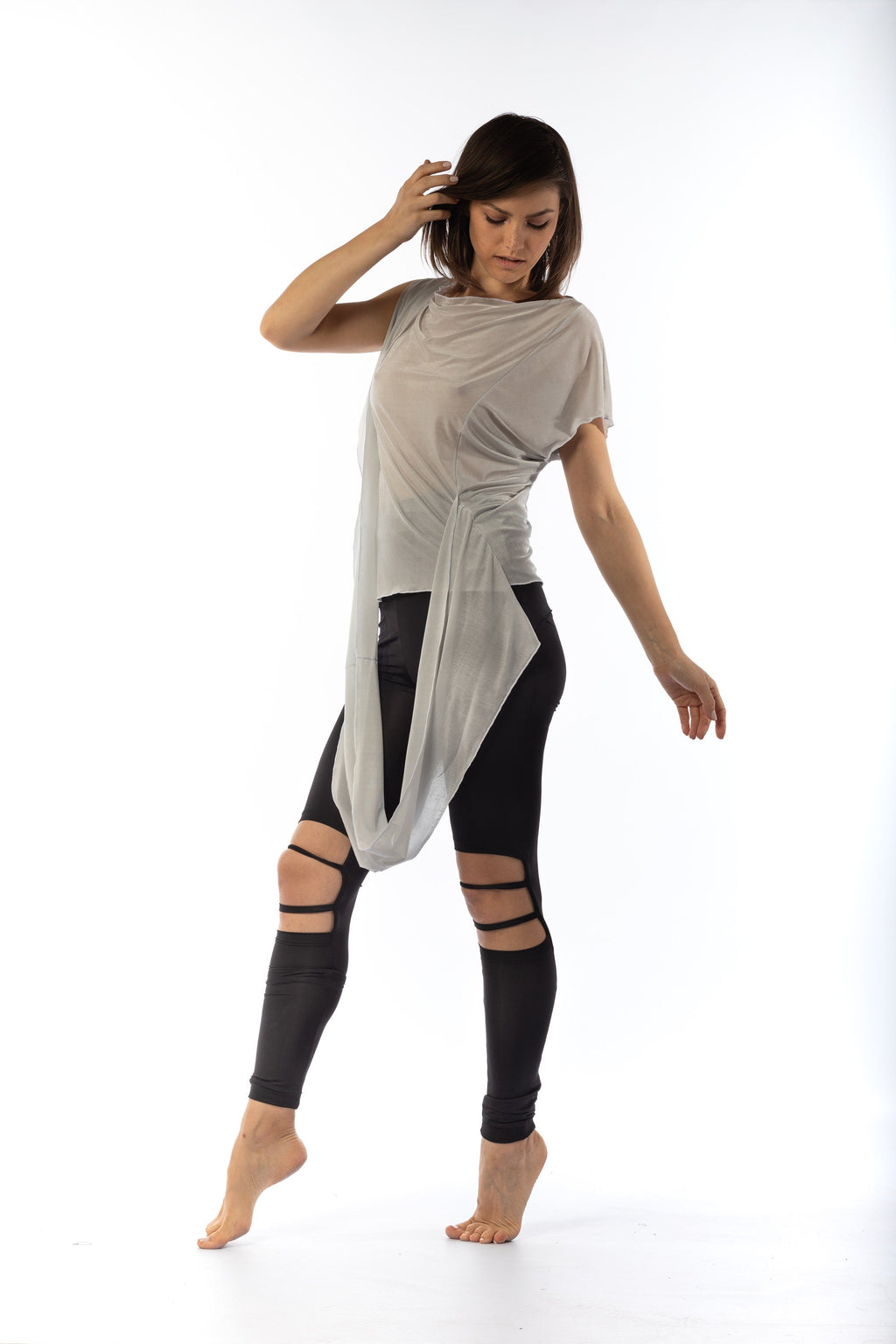 Cowl Neckline Flowy Top