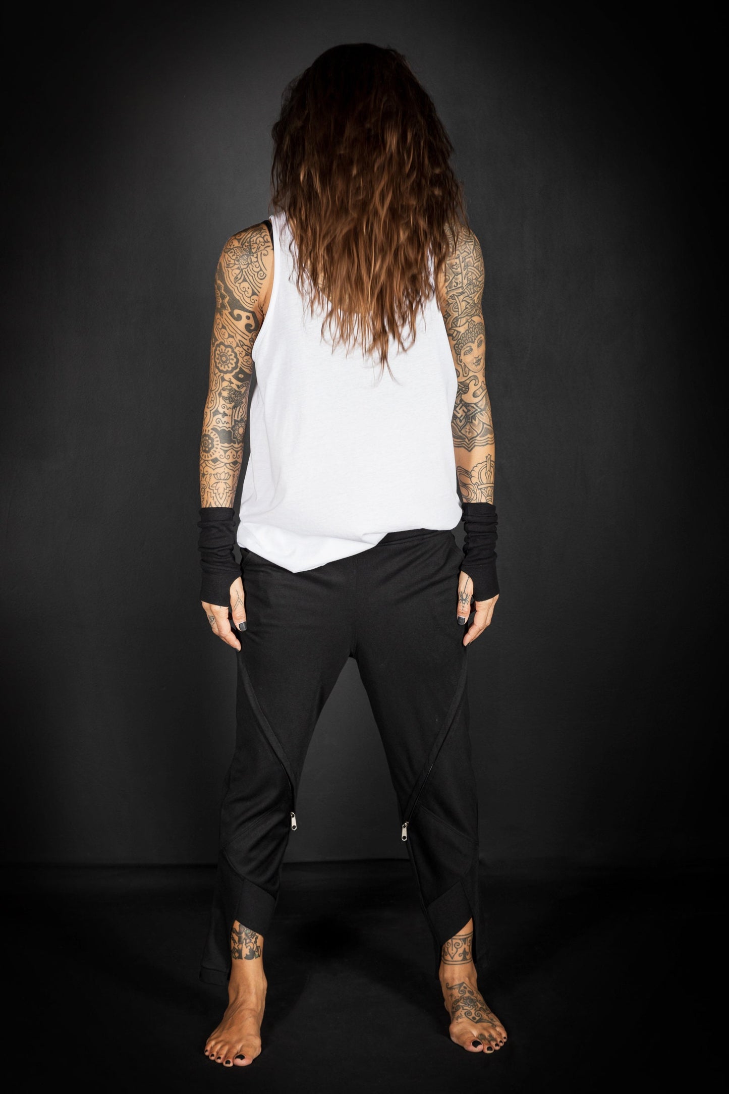 Urban Side Zip Elastic Relaxed Pants