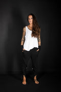 Urban Side Zip Elastic Relaxed Pants