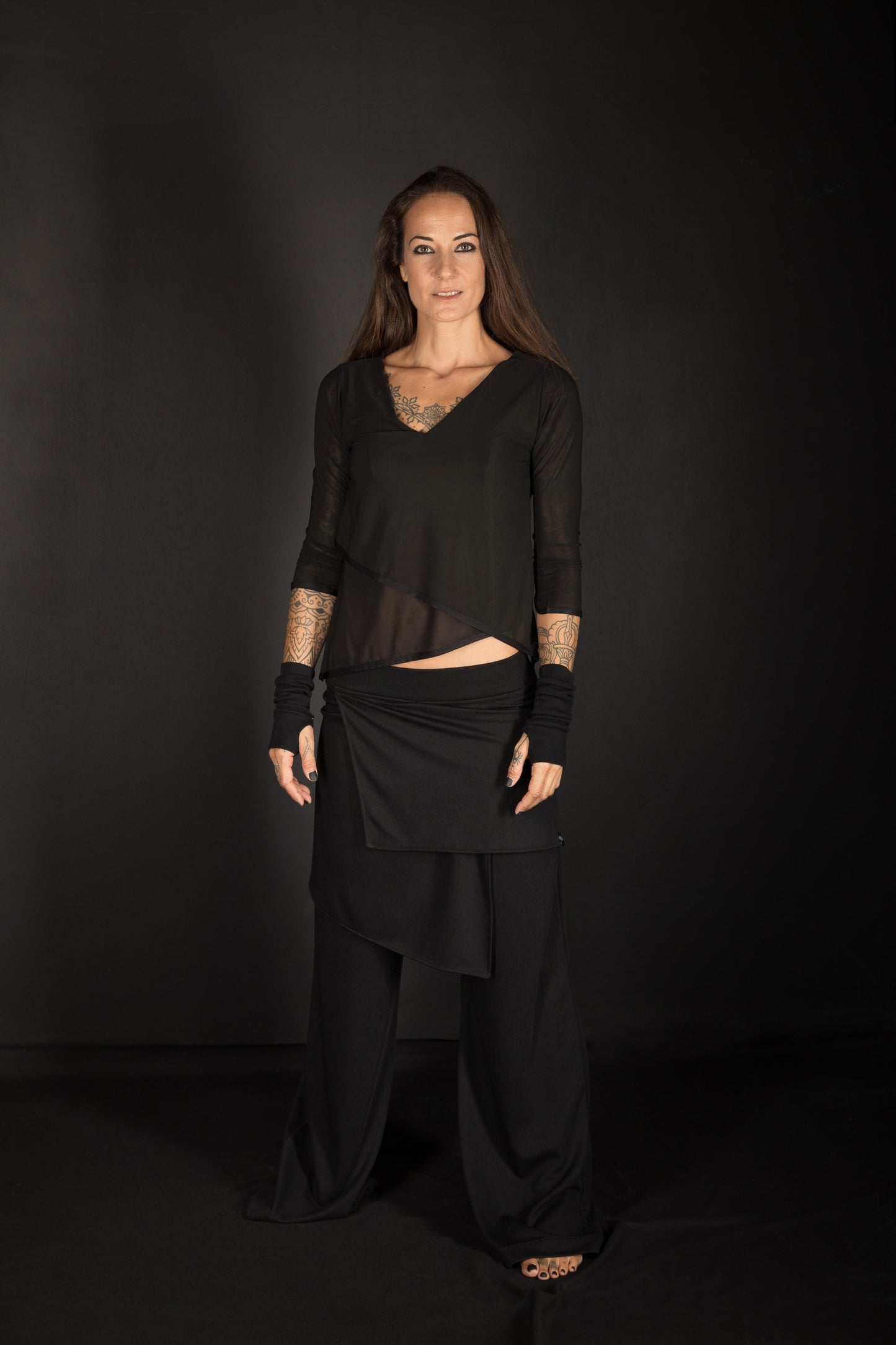 Basic Crossed Blouse