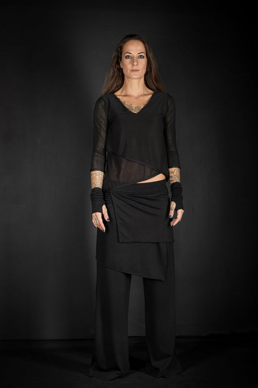 Basic Crossed Blouse