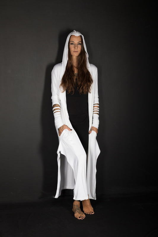 Women's Hooded Asymmetric Cardigan