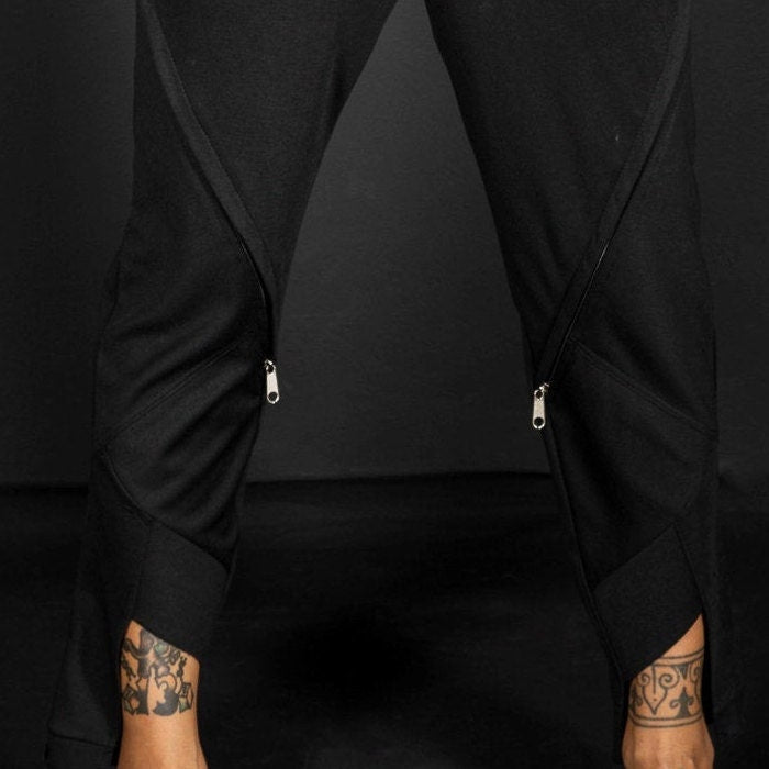 Urban Side Zip Elastic Relaxed Pants