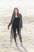Women's Cotton Pixie Hooded Cardigan