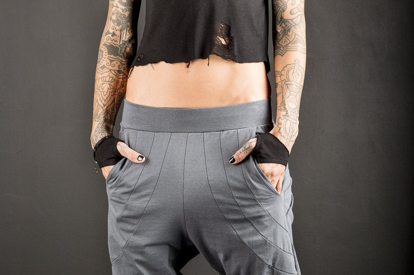 Urban Low Crotch Baggy Trousers