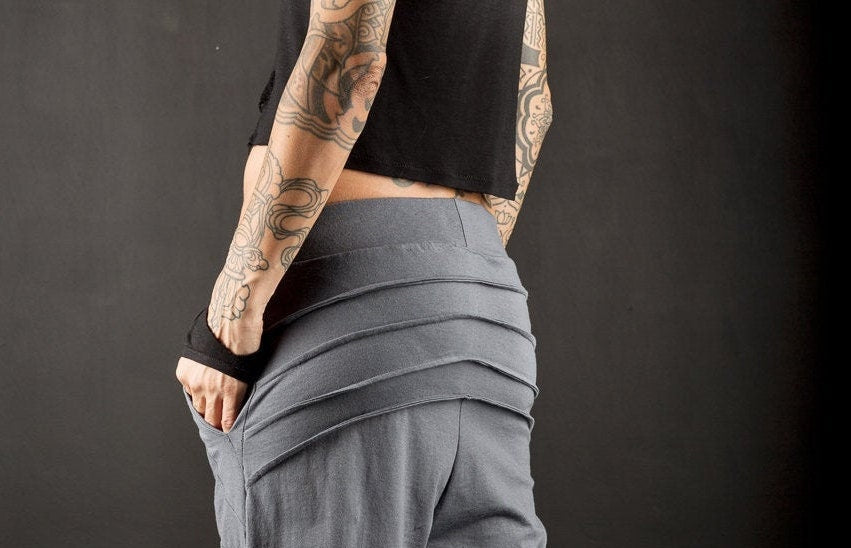 Urban Low Crotch Baggy Trousers