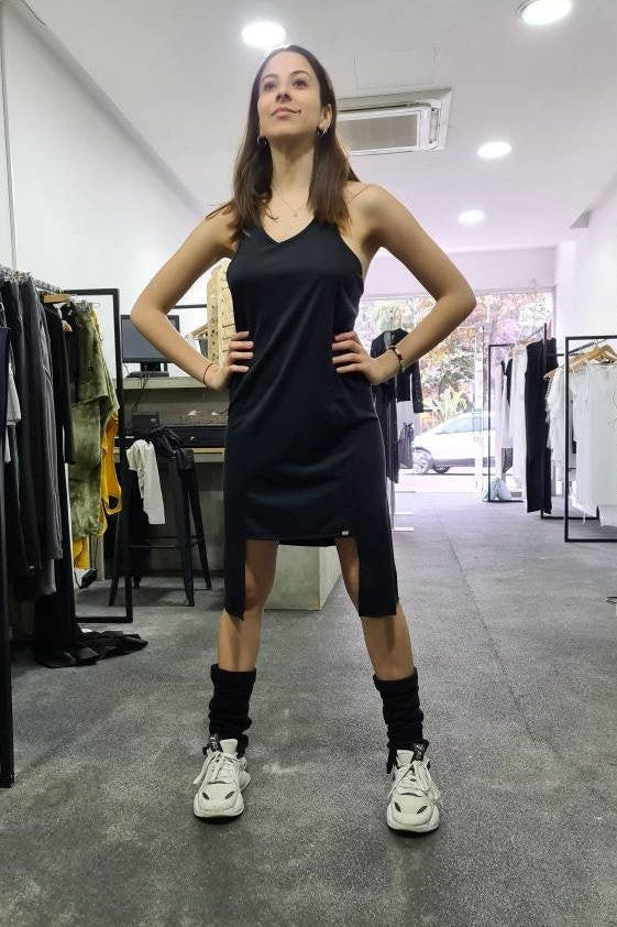 Asymmetric Cotton Women's Dress