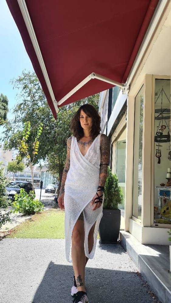 Asymmetric Women's Casual Dress