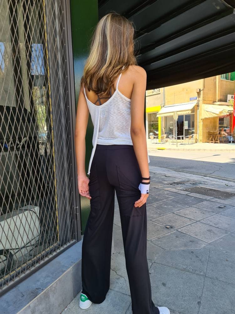 Strappy Asymmetric Layered Top