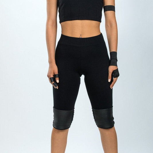 Ripped Capri Leggings