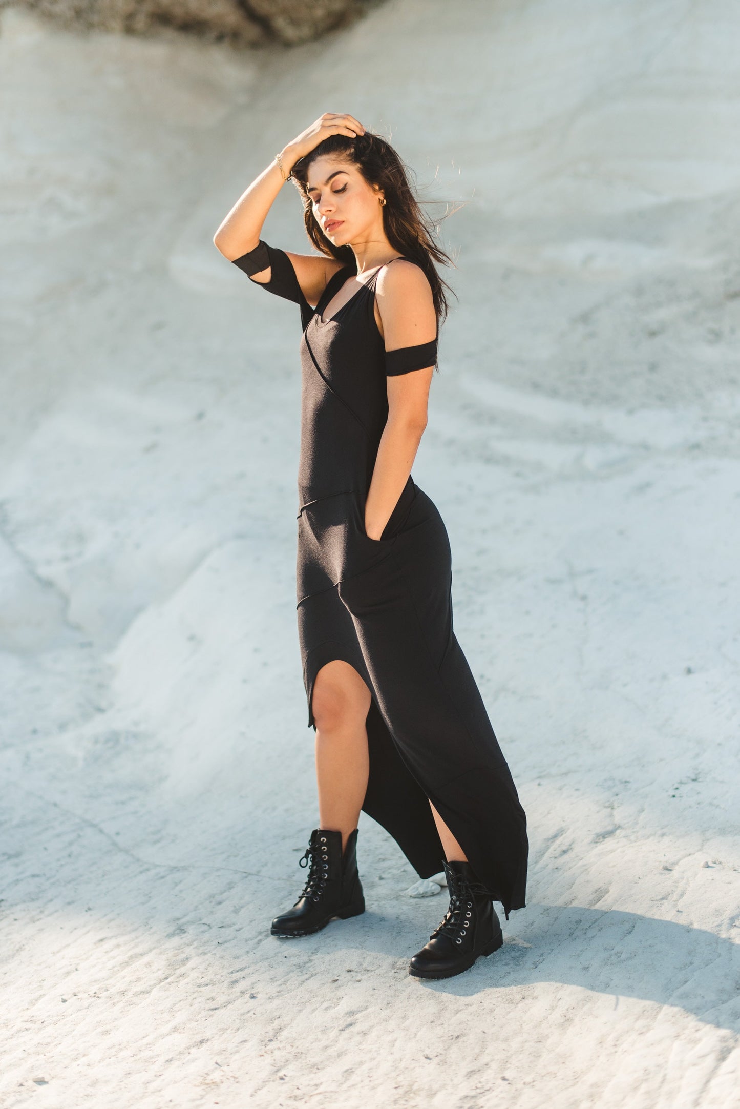 Asymmetric Sleeveless Dress